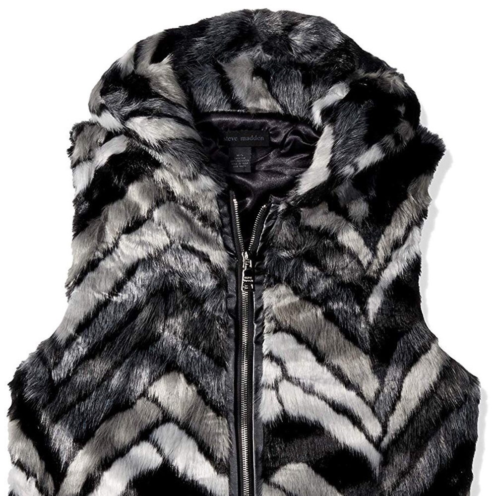 Steve Madden faux fur vest